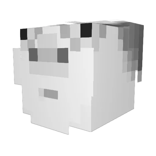 lilLennyTV Minecraft avatar head, 3D render
