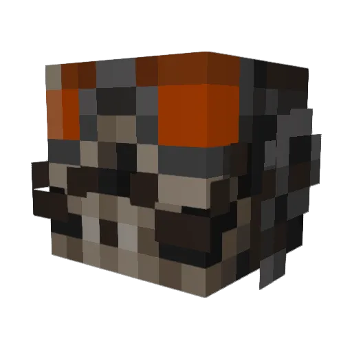 lilLillypad77 Minecraft avatar head, 3D render