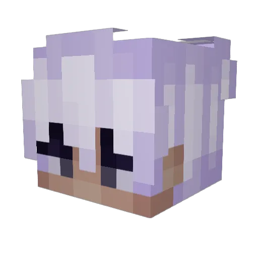 lilPAIAKAN Minecraft avatar head, 3D render