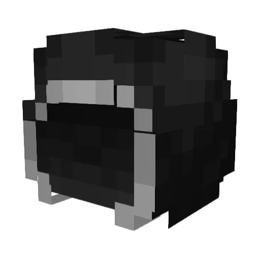 lilRJ1 Minecraft avatar head, 3D render