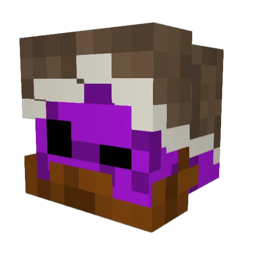 lilWiggles Minecraft avatar head, 3D render
