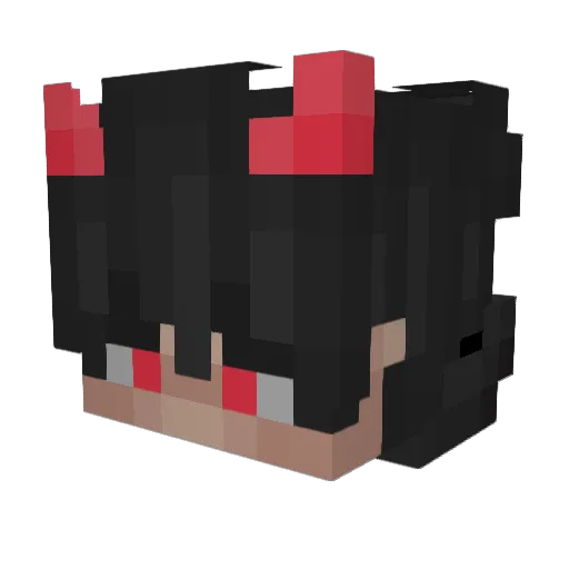 lilYard Minecraft avatar head, 3D render
