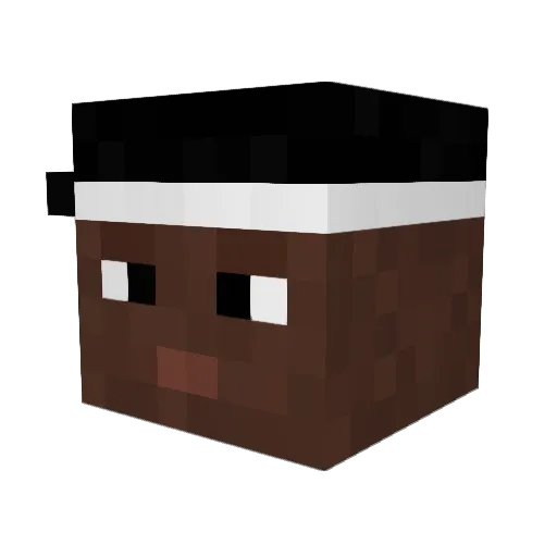 lil_Basil_Boy Minecraft avatar head, 3D render