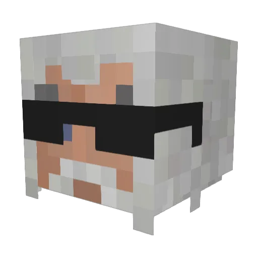 lil_Gandalff Minecraft avatar head, 3D render