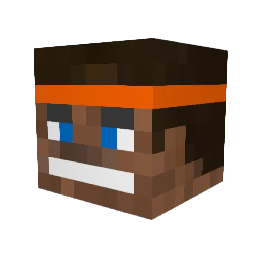 lil_Jigsaw Minecraft avatar head, 3D render