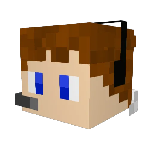 lil_Lindy Minecraft avatar head, 3D render
