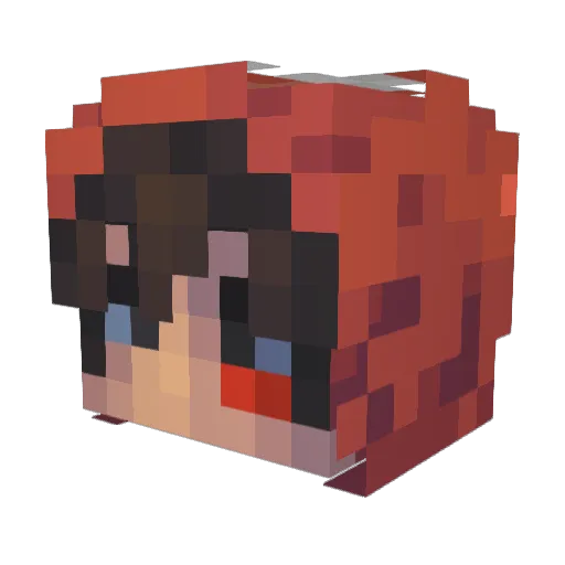 lil_Martini Minecraft avatar head, 3D render