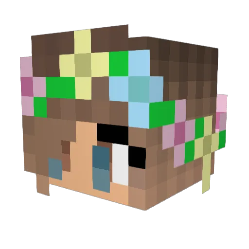 lil_Morgie Minecraft avatar head, 3D render