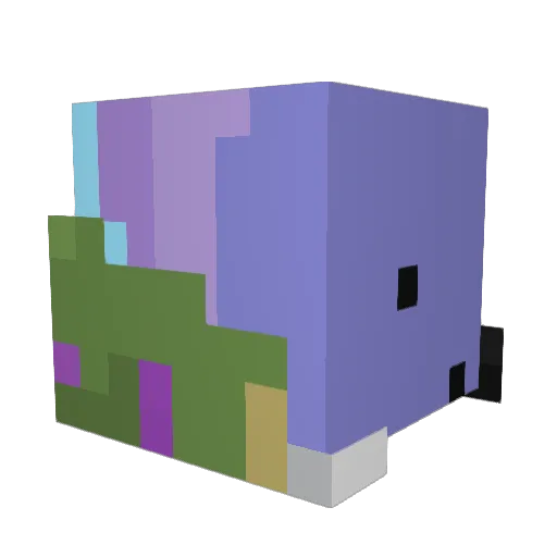 lil_Nypom Minecraft avatar head, 3D render