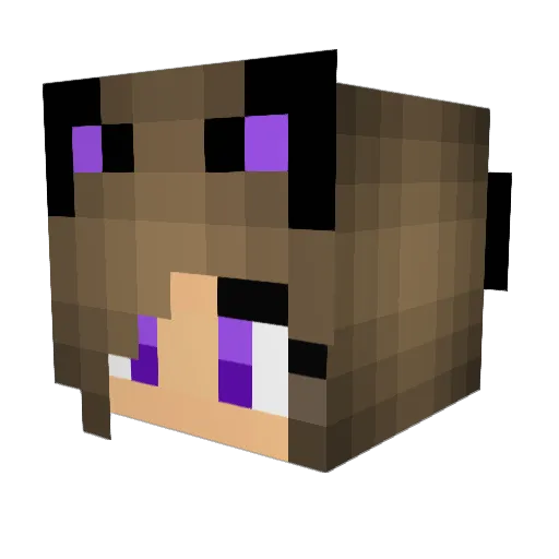 lil_Rat777 Minecraft avatar head, 3D render