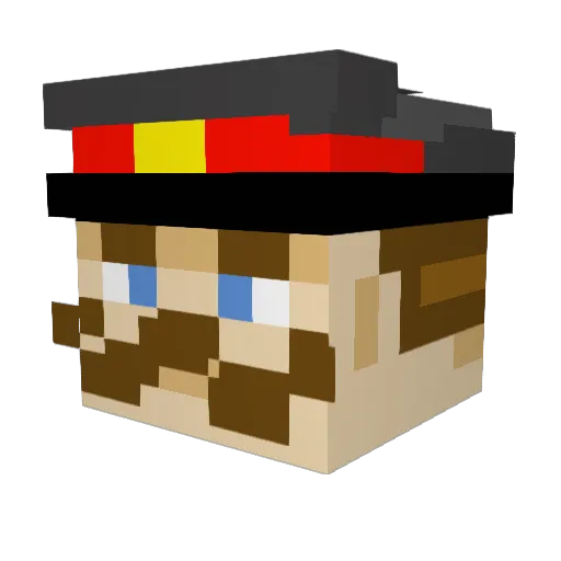 lil_bols Minecraft avatar head, 3D render