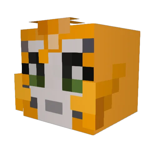 lil_brook Minecraft avatar head, 3D render