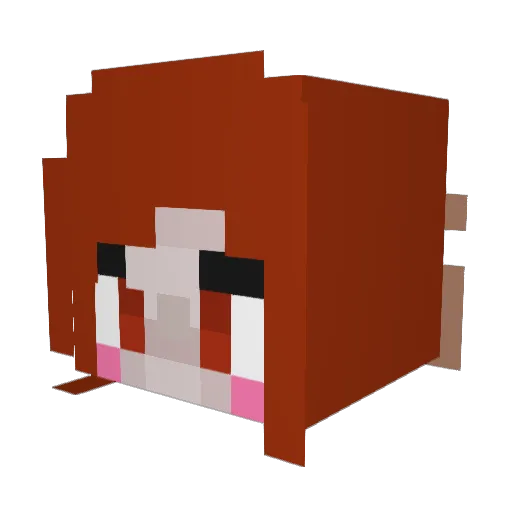 lil_bunbun26 Minecraft avatar head, 3D render