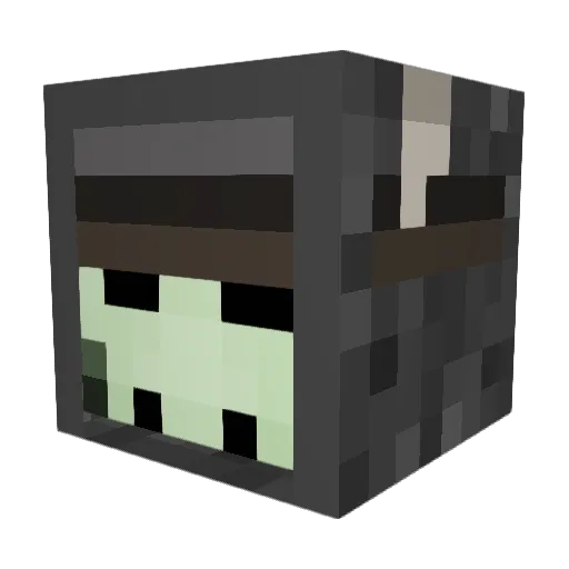 lil_cucumber Minecraft avatar head, 3D render