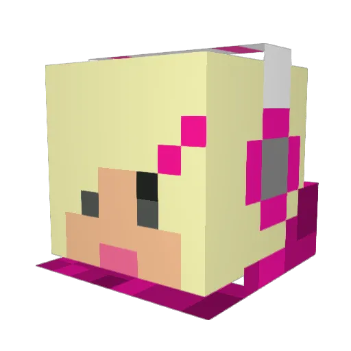 lil_devil09 Minecraft avatar head, 3D render