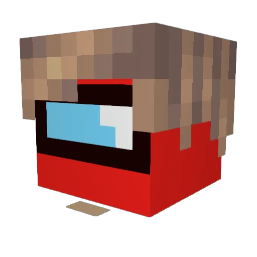 lil_deweyman Minecraft avatar head, 3D render