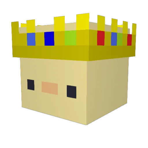 lil_dimmy Minecraft avatar head, 3D render
