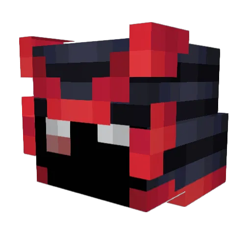 lil_dragonXT Minecraft avatar head, 3D render
