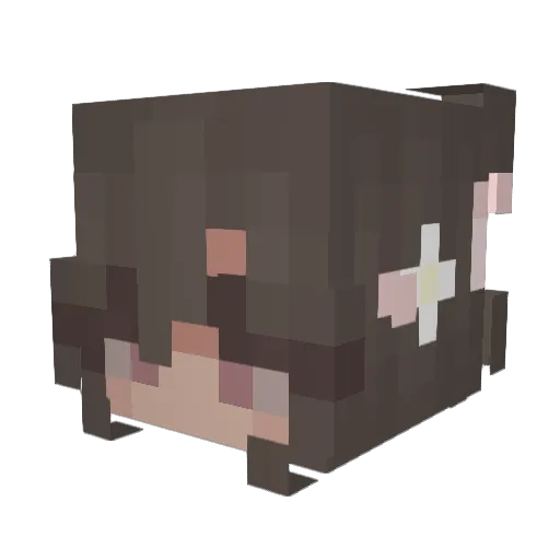 lil_jasmin Minecraft avatar head, 3D render