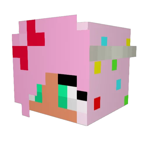 lil_jazzy Minecraft avatar head, 3D render