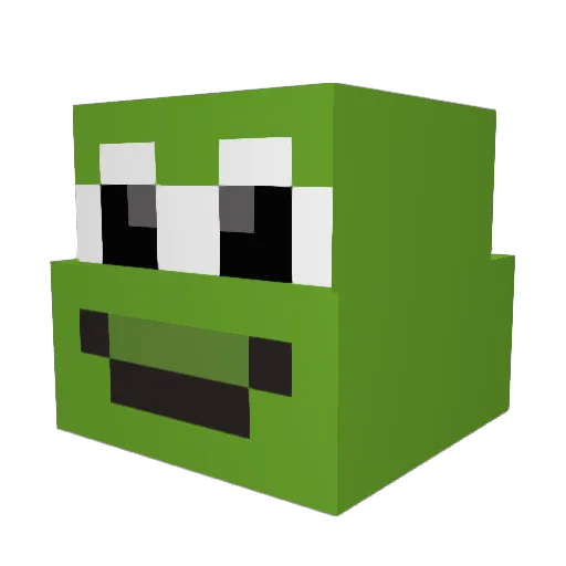 lil_li Minecraft avatar head, 3D render