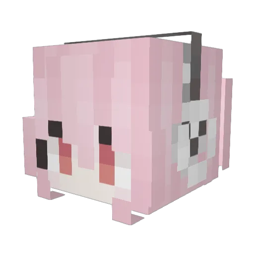 lil_li_an Minecraft avatar head, 3D render