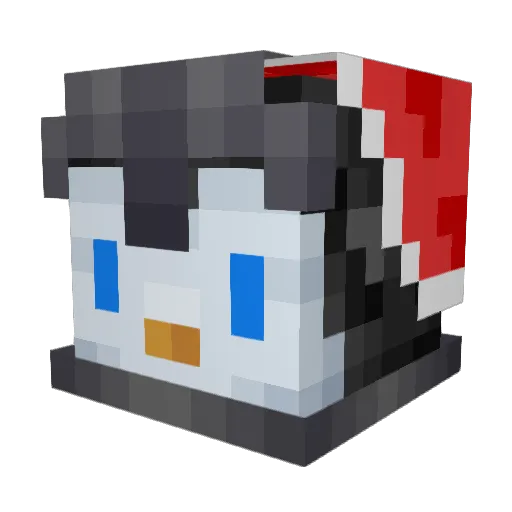 lil_midget37 Minecraft avatar head, 3D render