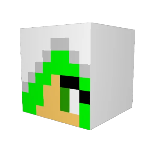 lil_mousey Minecraft avatar head, 3D render