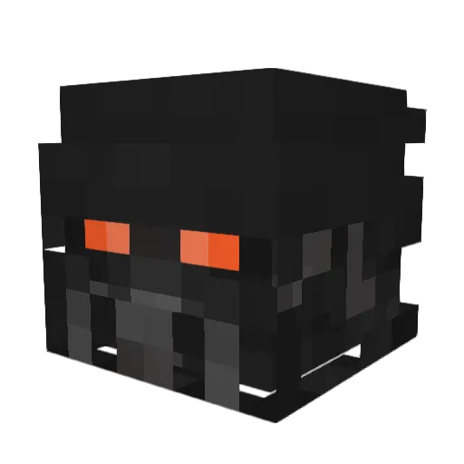 lil_nukka Minecraft avatar head, 3D render