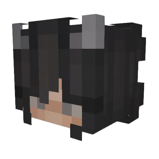 lil_rose622 Minecraft avatar head, 3D render