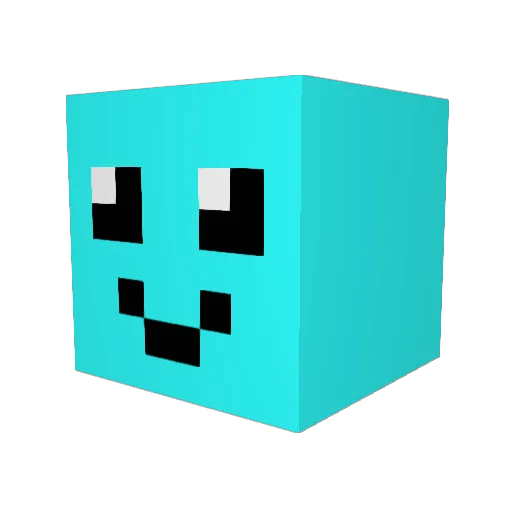 lil_t22 Minecraft avatar head, 3D render