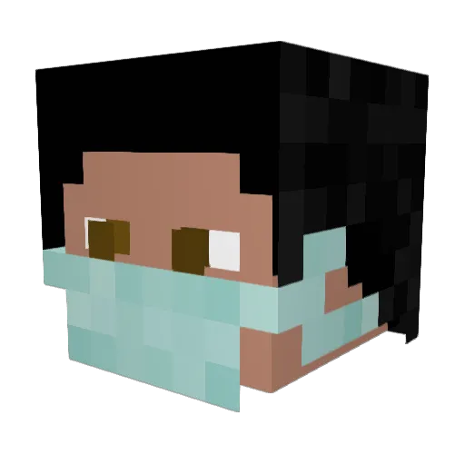 lil_taco1778 Minecraft avatar head, 3D render
