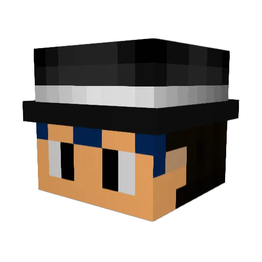 lil_teuzin Minecraft avatar head, 3D render