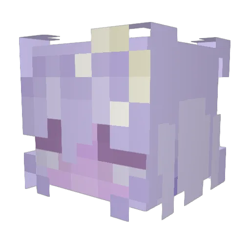 lilac_harmony Minecraft avatar head, 3D render