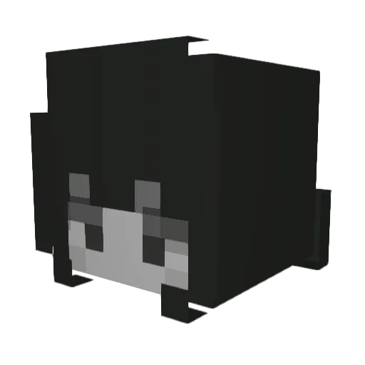lilautumn Minecraft avatar head, 3D render
