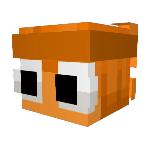 lilazzkicker15 Minecraft avatar head, 3D render