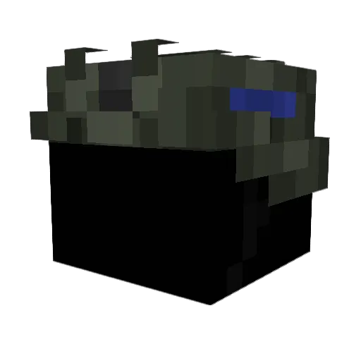 lilbennu Minecraft avatar head, 3D render