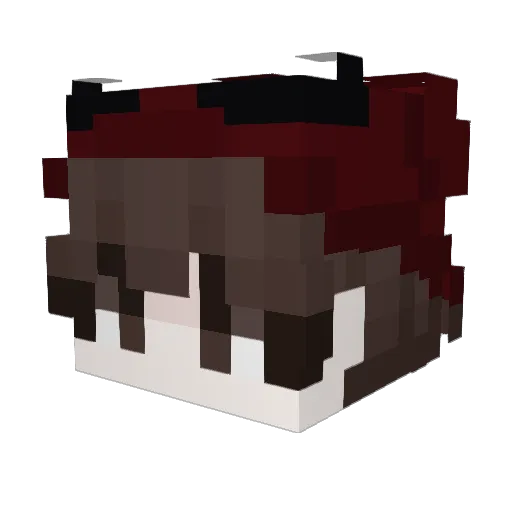 lilberkelele Minecraft avatar head, 3D render