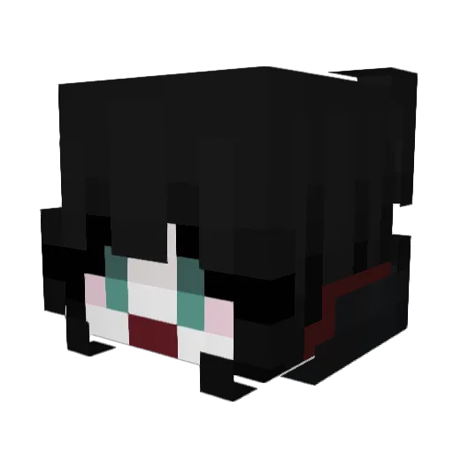 lilbethers Minecraft avatar head, 3D render