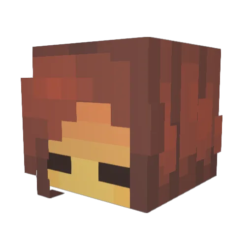 lilboiwoo Minecraft avatar head, 3D render