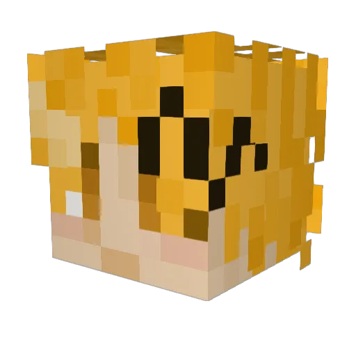 lilbread69 Minecraft avatar head, 3D render