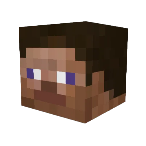 lilbridog Minecraft avatar head, 3D render