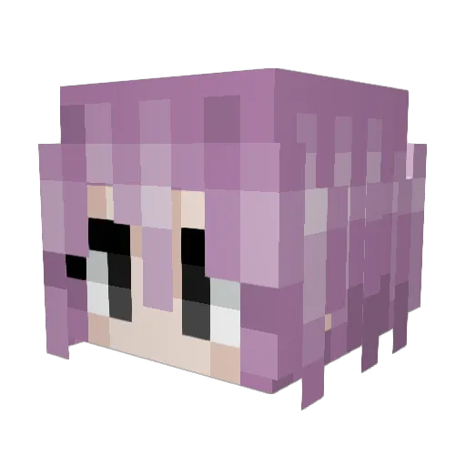 lilbritin Minecraft avatar head, 3D render