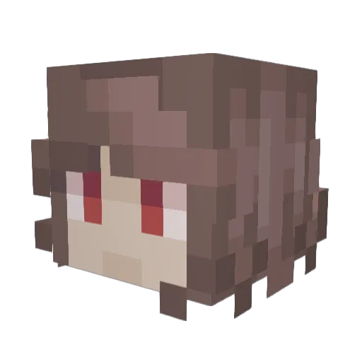 lilchameleon Minecraft avatar head, 3D render