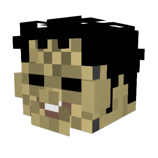 lilcisco10 Minecraft avatar head, 3D render
