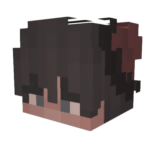 lilclicker1 Minecraft avatar head, 3D render