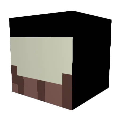 lilcodex Minecraft avatar head, 3D render