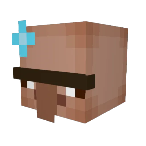 lilcook_ Minecraft avatar head, 3D render