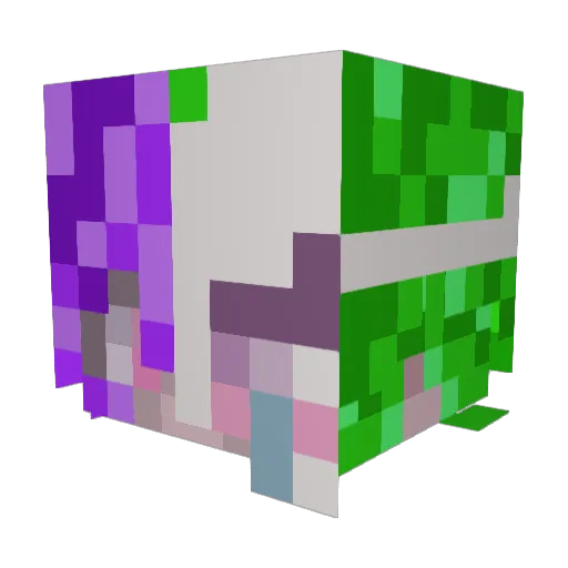 lilcourieros Minecraft avatar head, 3D render