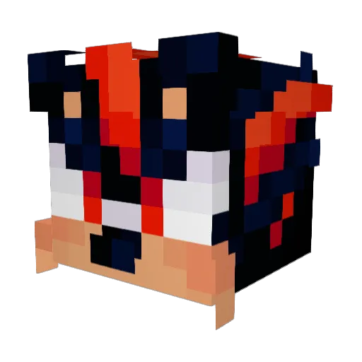 lilcute_nga Minecraft avatar head, 3D render